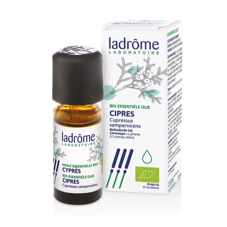 Cypres etherische olie Ladrome bio<Pit&Pit New