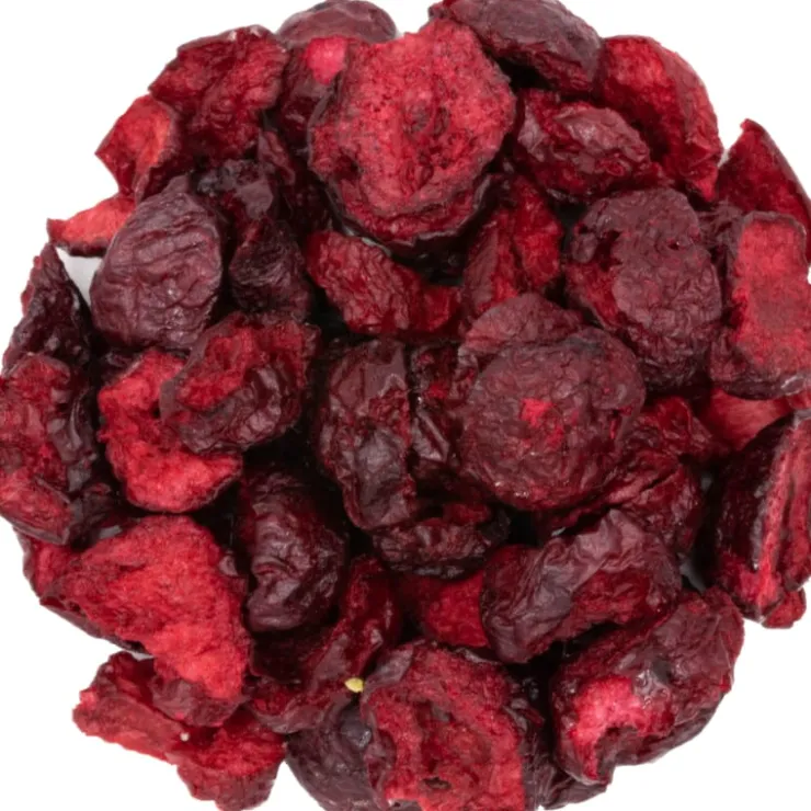Zure kers stukjes gevriesdroogd<Pit&Pit Hot